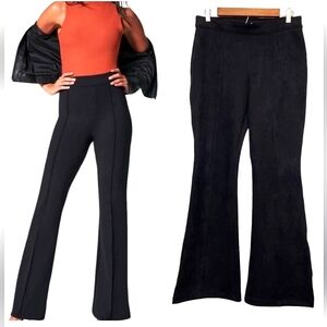 SPANXsmooth™ PerfectFit Ponte Flare Pants Black Large NWOT